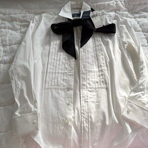 Brand new never worn Ralph Lauren Tuxedo top size 0